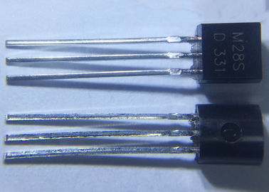 O plástico dos transistor de poder TO-92 da ponta de M28S NPN encapsulou paládio 625mW