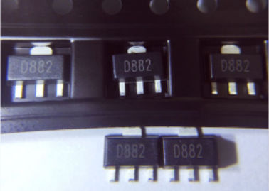 Interruptor de alta velocidade da dissipação de poder 0.5W do coletor do transistor de poder do silicone D882