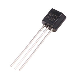Plástico dos transistor de poder TO-92 da ponta de A733 PNP - encapsular transistor