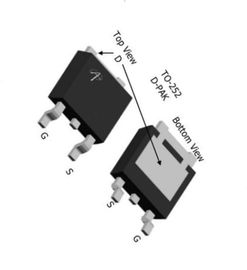 Transistor de poder livre do Mosfet do halogênio para conversores de DC-DC/controlo do motor